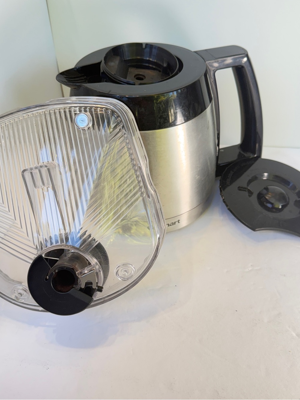 Cuisinart DGB-900BC Grind & Brew Parts LOT-12 Cup Thermal Carafe & Grinder Cover
